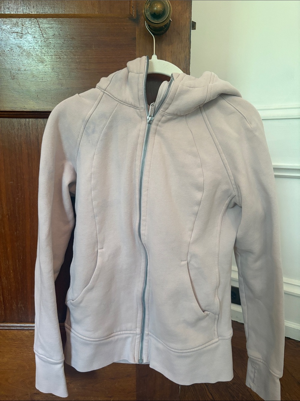 Light Blush Zip-Up Hoodie Lululemon
